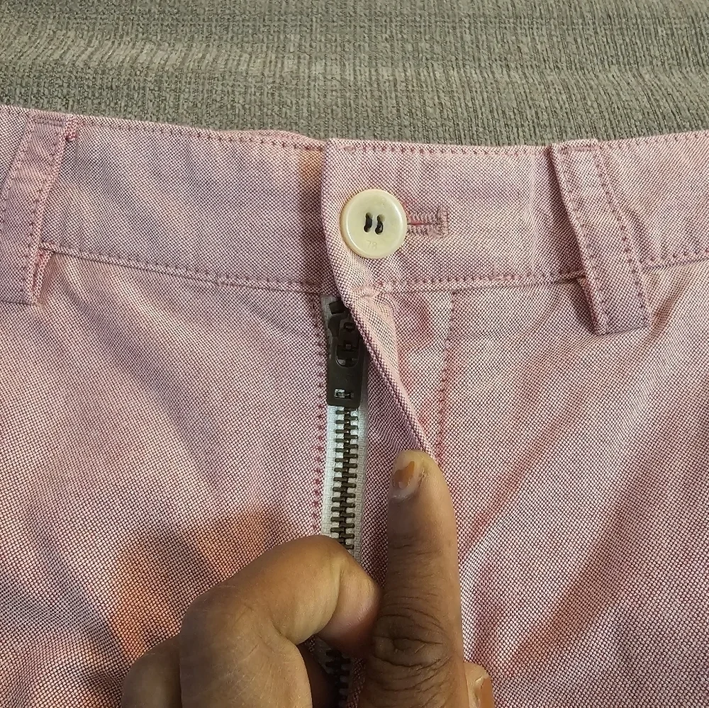 Banana Republic Original Oxford Light Pastel Pink Casual Shorts Size 32